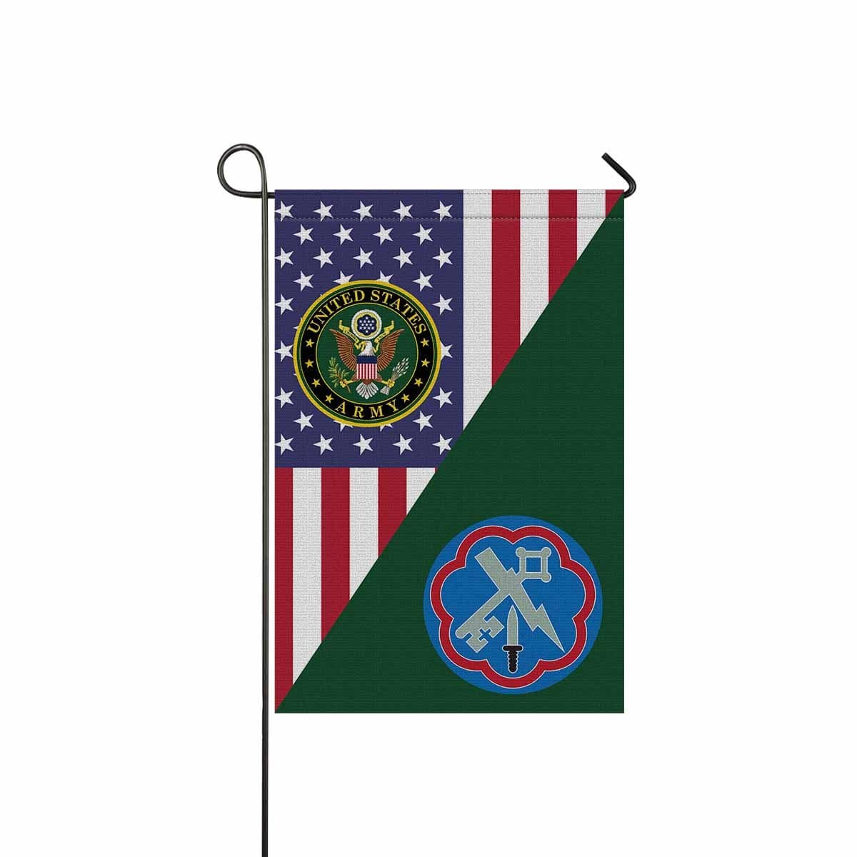 US ARMY 207 MILITARY INTELLIGENCE BRIGADE Garden Flag/Yard Flag 12 inches x 18 inches Twin-Side Printing-GDFlag-Army-CSIB-Veterans Nation