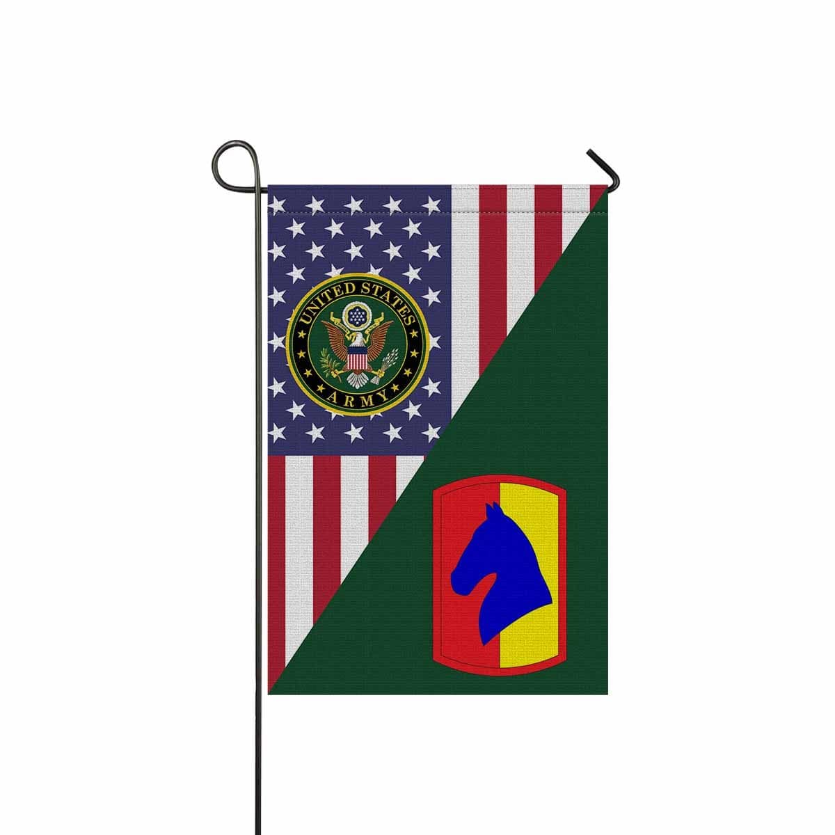 US ARMY 138TH FIRES BRIGADE Garden Flag/Yard Flag 12 inches x 18 inches Twin-Side Printing-GDFlag-Army-CSIB-Veterans Nation