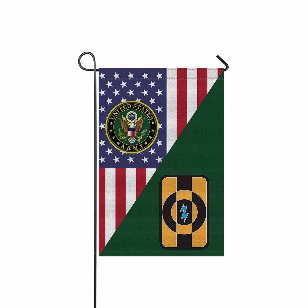 US ARMY 49TH QUARTERMASTER GROUP Garden Flag/Yard Flag 12 inches x 18 inches Twin-Side Printing-GDFlag-Army-CSIB-Veterans Nation