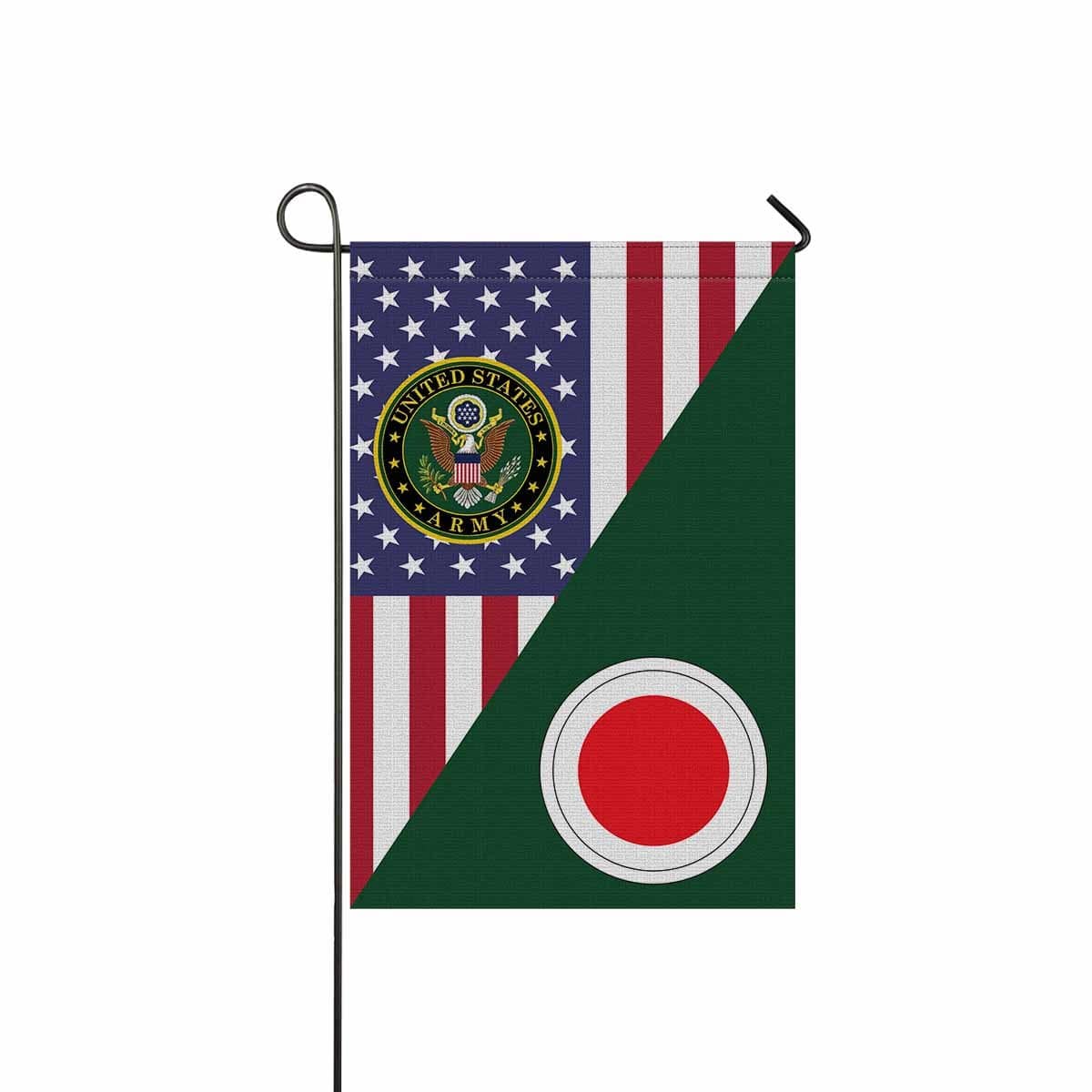 US ARMY 37TH INFANTRY BRIGADE COMBAT TEAM Garden Flag/Yard Flag 12 inches x 18 inches Twin-Side Printing-GDFlag-Army-CSIB-Veterans Nation