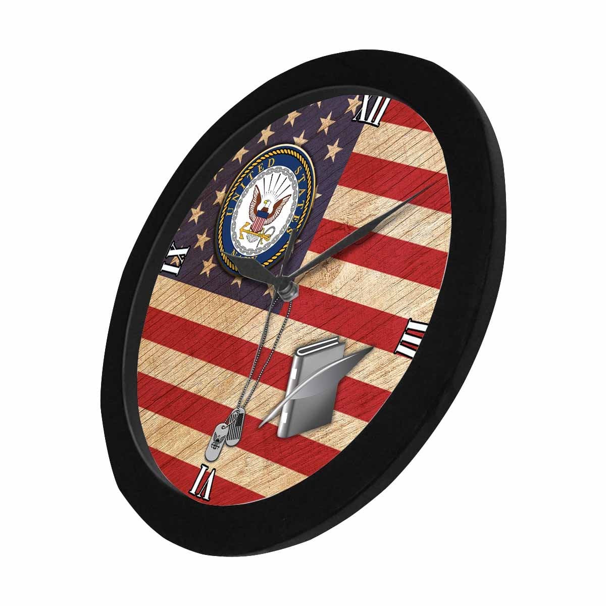 US Navy Personnel Specialist Navy PS Wall Clock-WallClocks-Navy-Rate-Veterans Nation