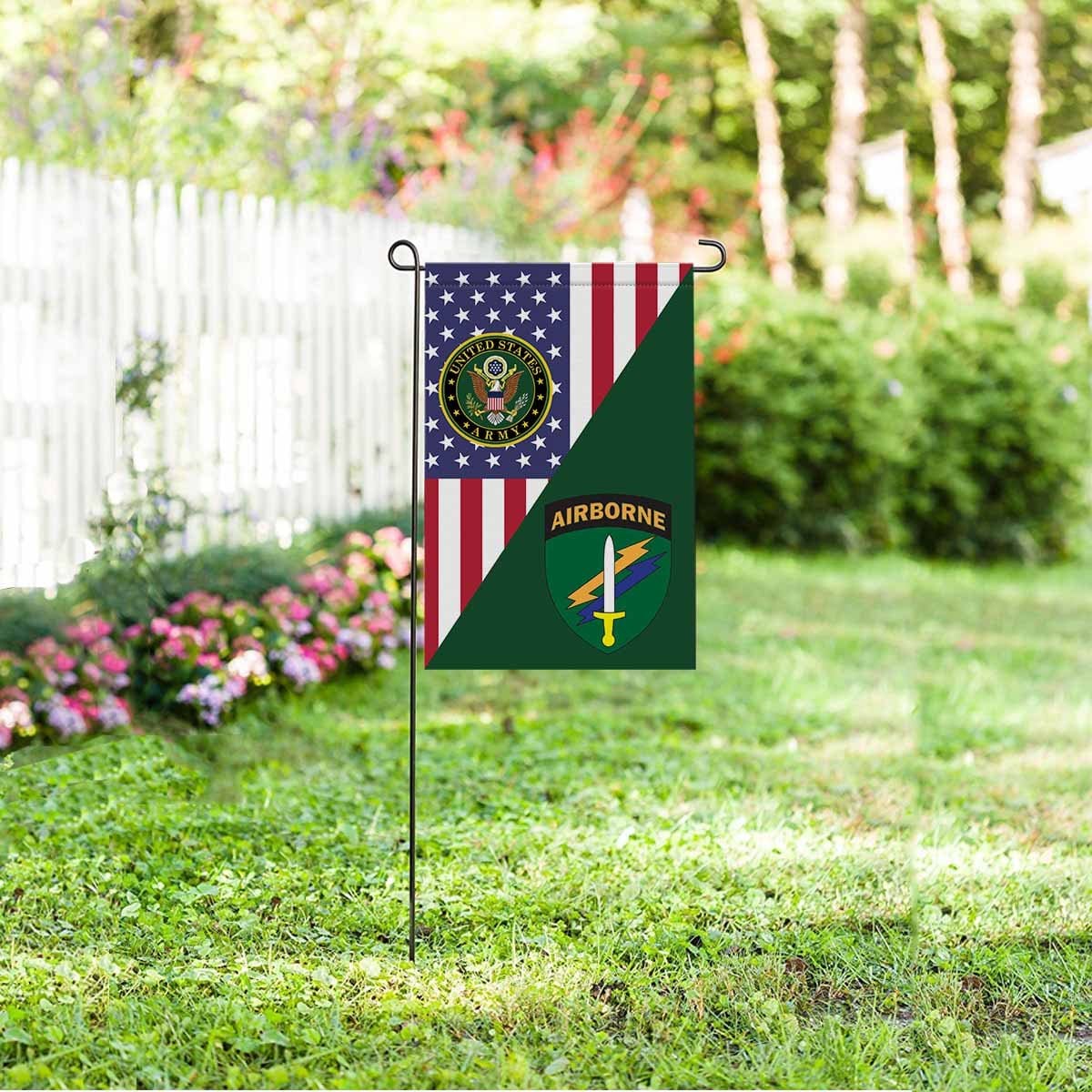 US ARMY CSIB CIVIL AFFAIRS AND PSYCHOLOGICAL OPERATIONS COMMAND Garden Flag/Yard Flag 12 inches x 18 inches Twin-Side Printing-GDFlag-Army-CSIB-Veterans Nation