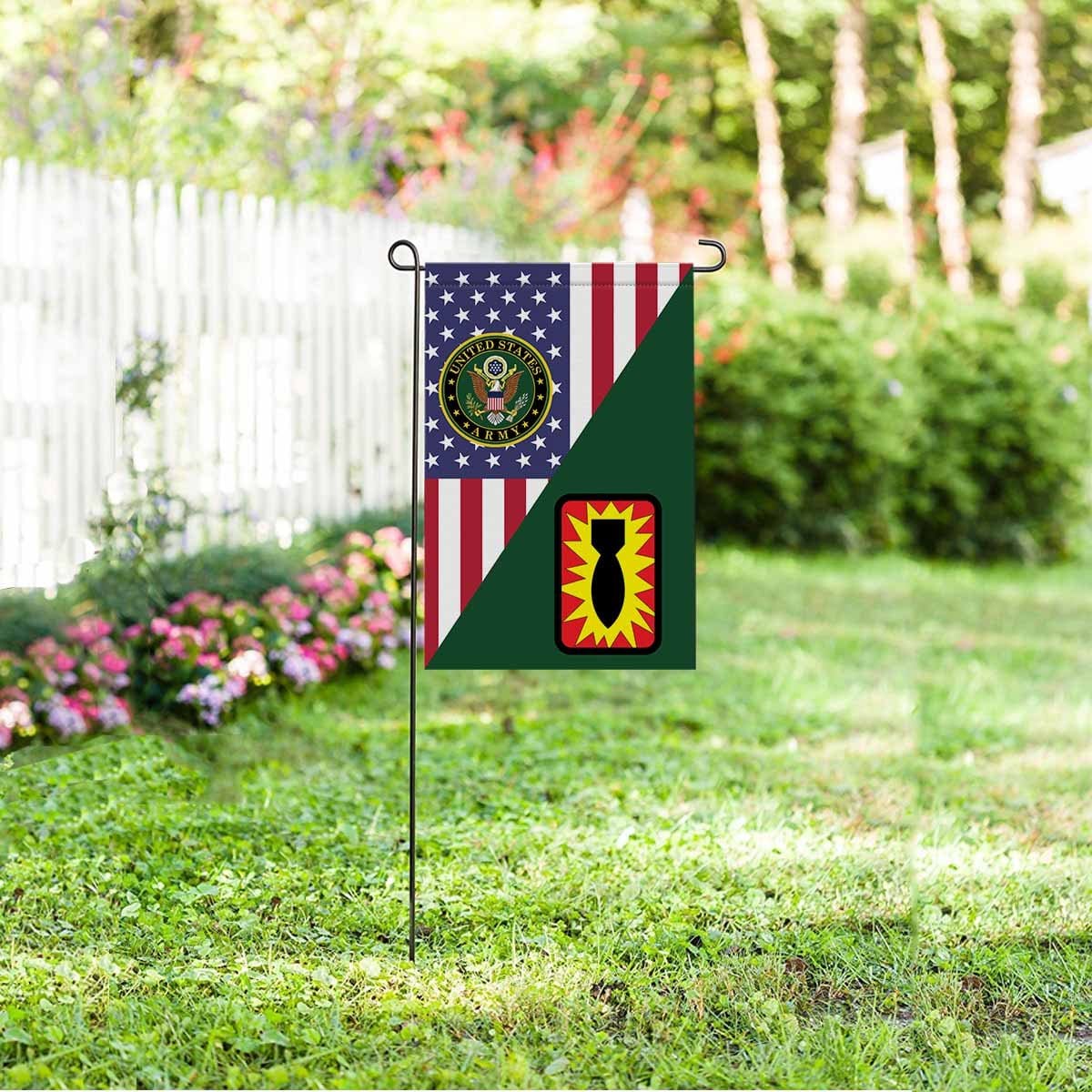 US ARMY 52ND ORDNANCE GROUP Garden Flag/Yard Flag 12 inches x 18 inches Twin-Side Printing-GDFlag-Army-CSIB-Veterans Nation