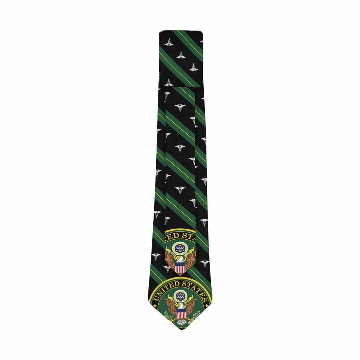 US Army Medical Service Corps Classic Necktie (Two Sides)-Necktie-Army-Branch-Veterans Nation