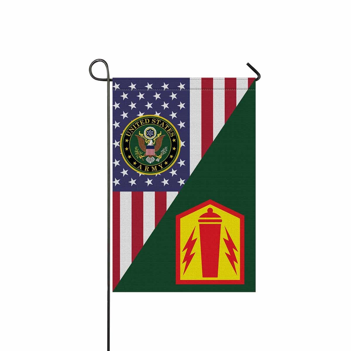 US ARMY 41 FIRES BRIGADE Garden Flag/Yard Flag 12 inches x 18 inches Twin-Side Printing-GDFlag-Army-CSIB-Veterans Nation