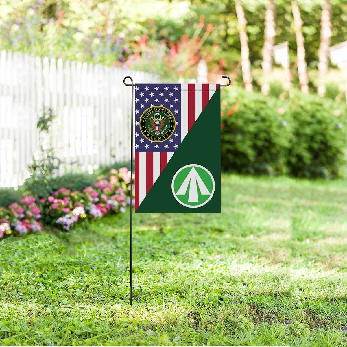 US ARMY CSIB MILITARY SURFACE DEPLOYMENT AND DISTRIBUTION COMMAND Garden Flag/Yard Flag 12 inches x 18 inches Twin-Side Printing-GDFlag-Army-CSIB-Veterans Nation