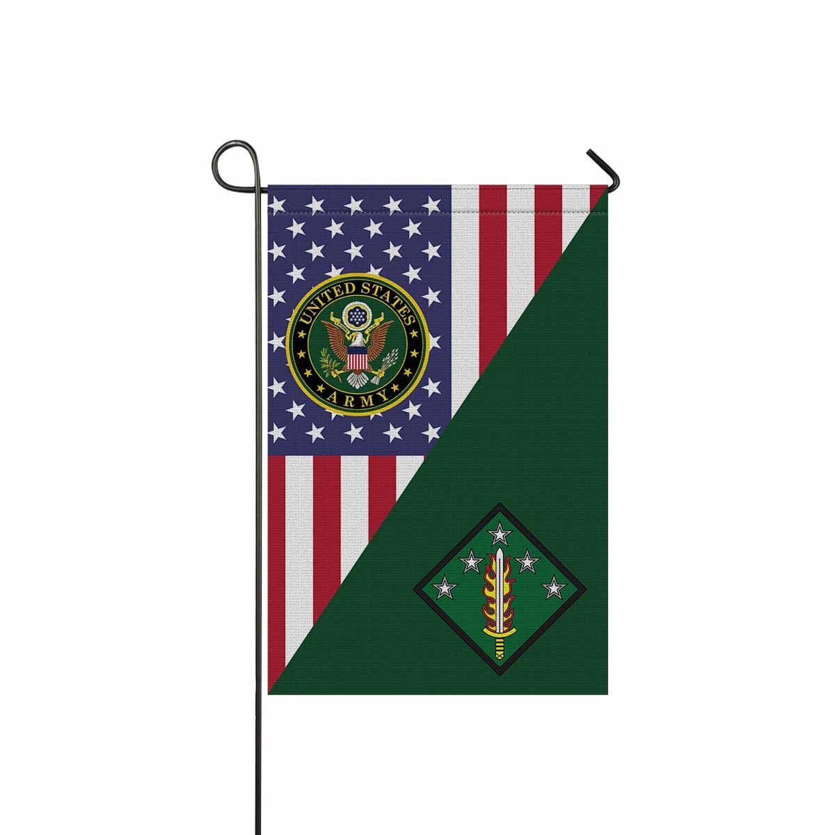 US ARMY 20TH SUPPORT COMMAND (CBRNE) Garden Flag/Yard Flag 12 inches x 18 inches Twin-Side Printing-GDFlag-Army-CSIB-Veterans Nation