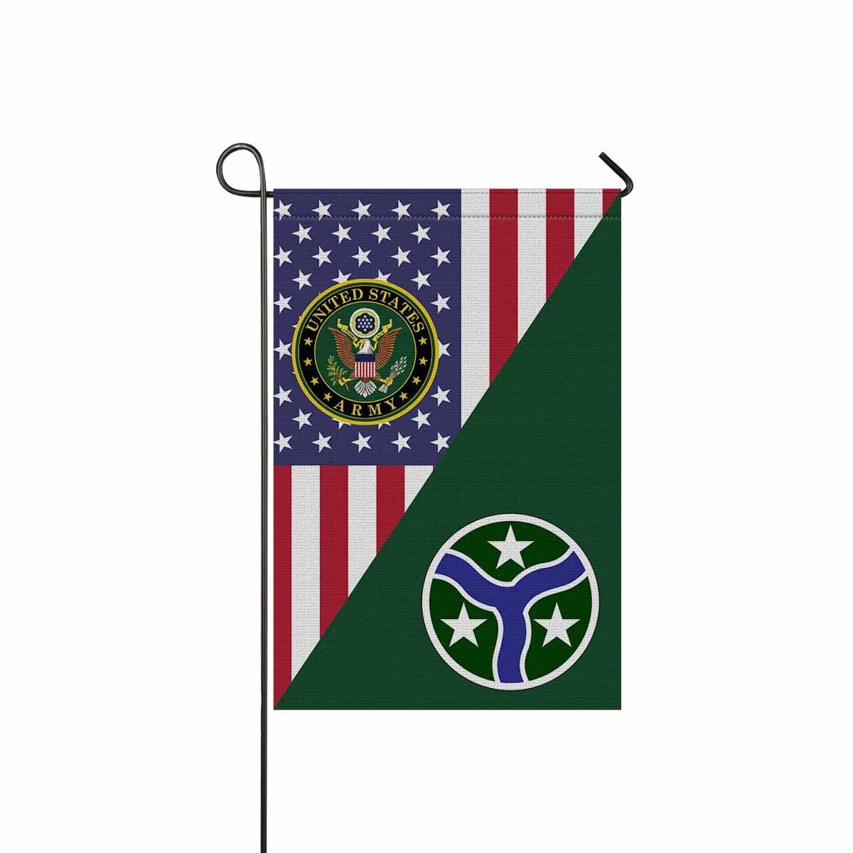 US ARMY 278TH ARMORED CAVALRY REGIMENT Garden Flag/Yard Flag 12 inches x 18 inches Twin-Side Printing-GDFlag-Army-CSIB-Veterans Nation