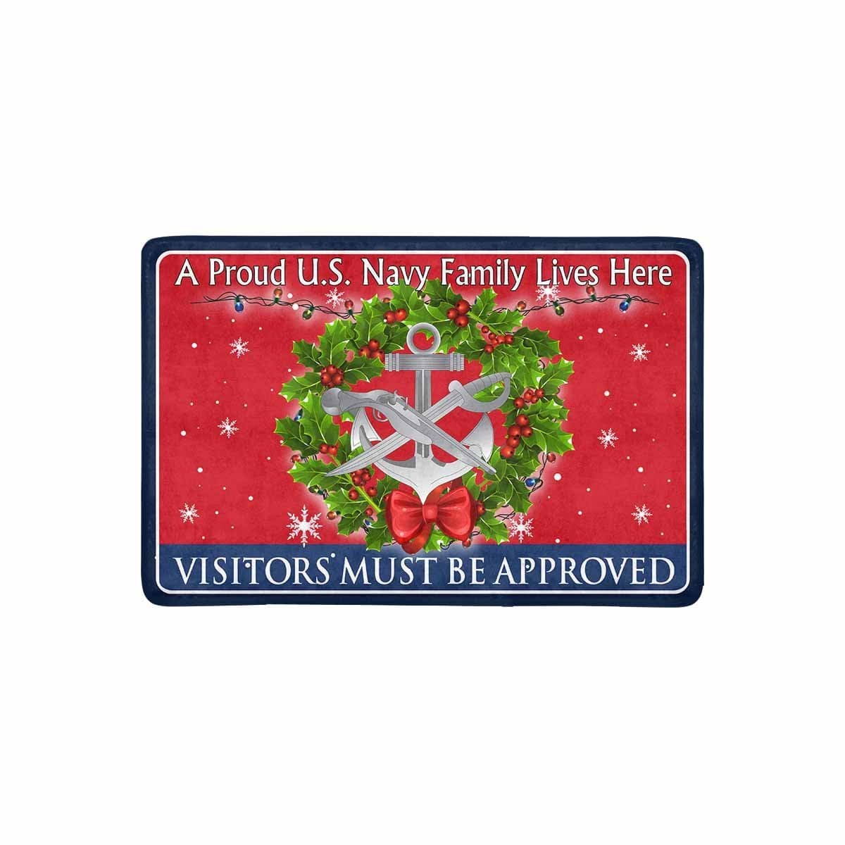 US Navy Special Warfare Boat Operator Navy SB - Visitors must be approved-Doormat-Navy-Rate-Veterans Nation