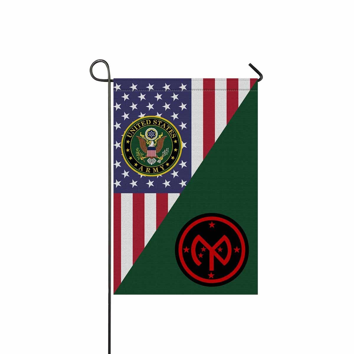 US ARMY 27TH INFANTRY BRIGADE COMBAT TEAM Garden Flag/Yard Flag 12 inches x 18 inches Twin-Side Printing-GDFlag-Army-CSIB-Veterans Nation