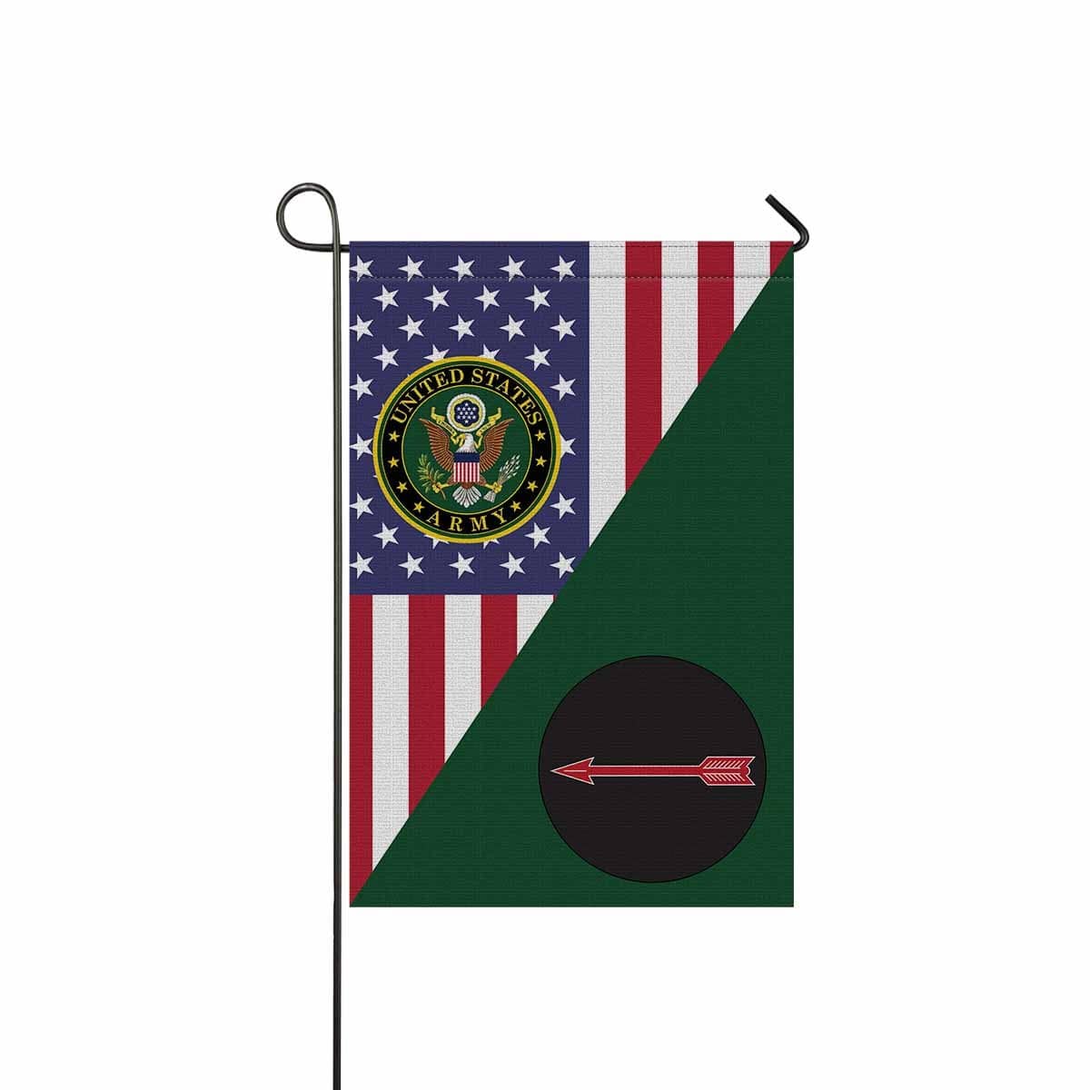 US ARMY CSIB ASYMMETRIC WARFARE GROUP Garden Flag/Yard Flag 12 inches x 18 inches Twin-Side Printing-GDFlag-Army-CSIB-Veterans Nation