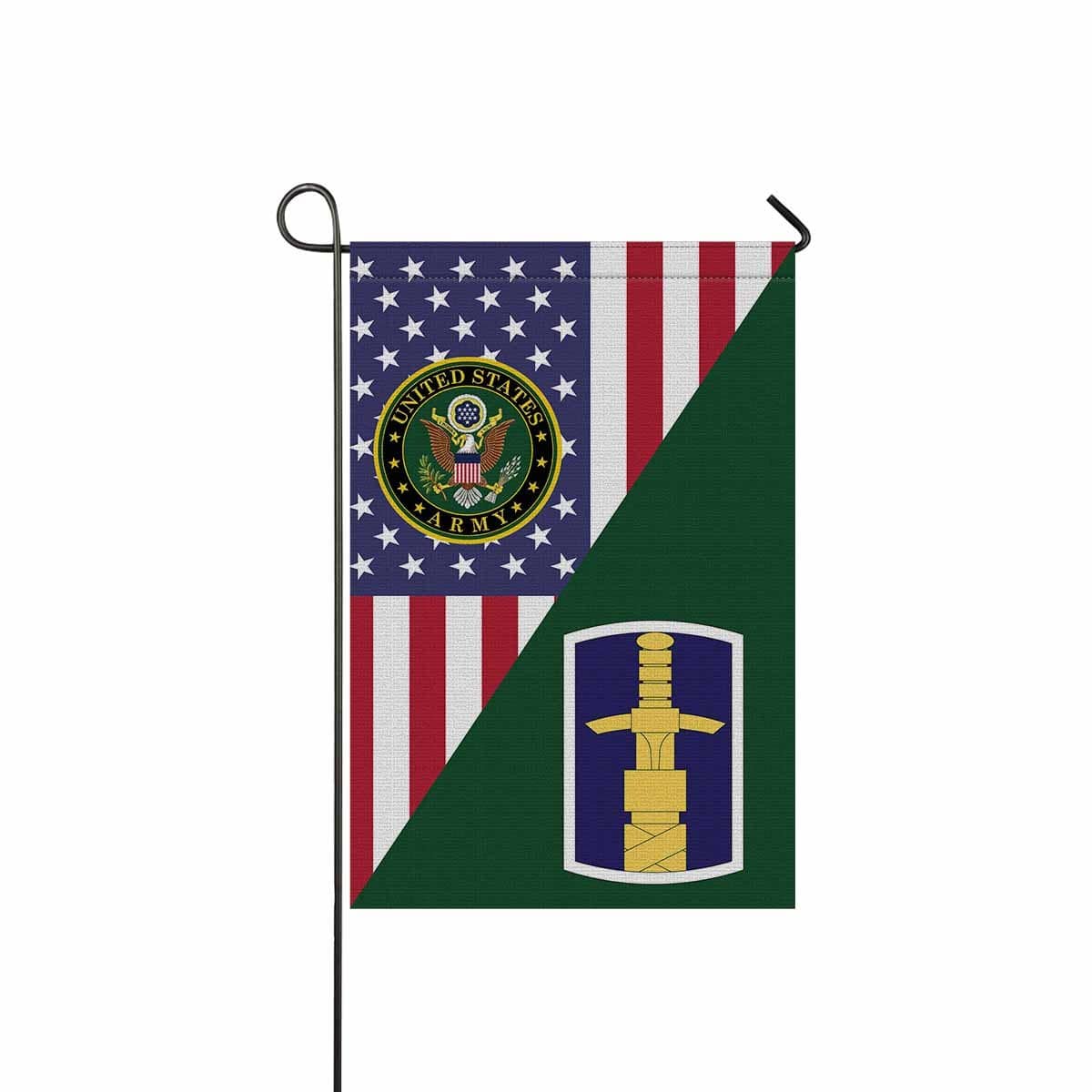 US ARMY 321 CIVIL AFFAIRS BRIGADE Garden Flag/Yard Flag 12 inches x 18 inches Twin-Side Printing-GDFlag-Army-CSIB-Veterans Nation