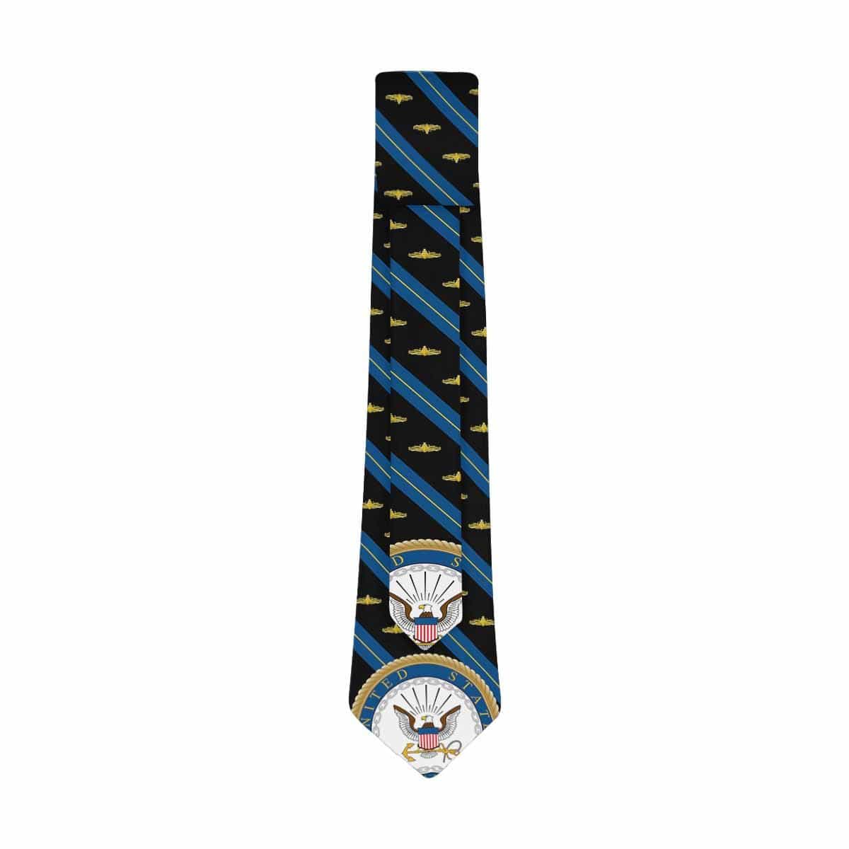 US Navy Surface Warfare Officer Badge Classic Necktie (Two Sides)-Necktie-Navy-Badge-Veterans Nation