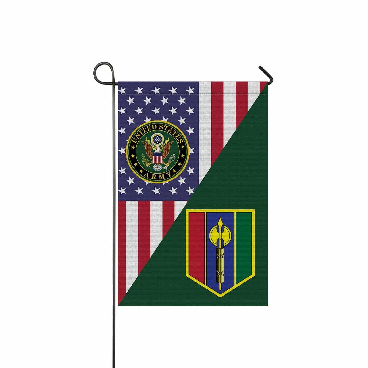 US ARMY 302 MANEUVER ENHANCEMENT BRIGADE Garden Flag/Yard Flag 12 inches x 18 inches Twin-Side Printing-GDFlag-Army-CSIB-Veterans Nation