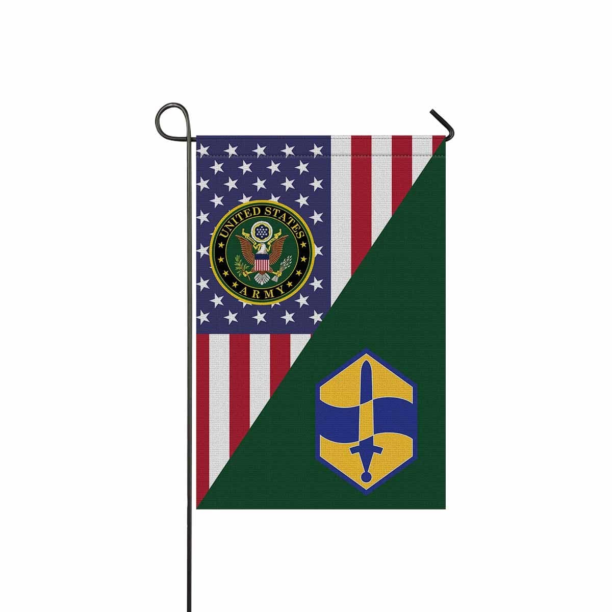 US ARMY 460 CHEMICAL BRIGADE Garden Flag/Yard Flag 12 inches x 18 inches Twin-Side Printing-GDFlag-Army-CSIB-Veterans Nation