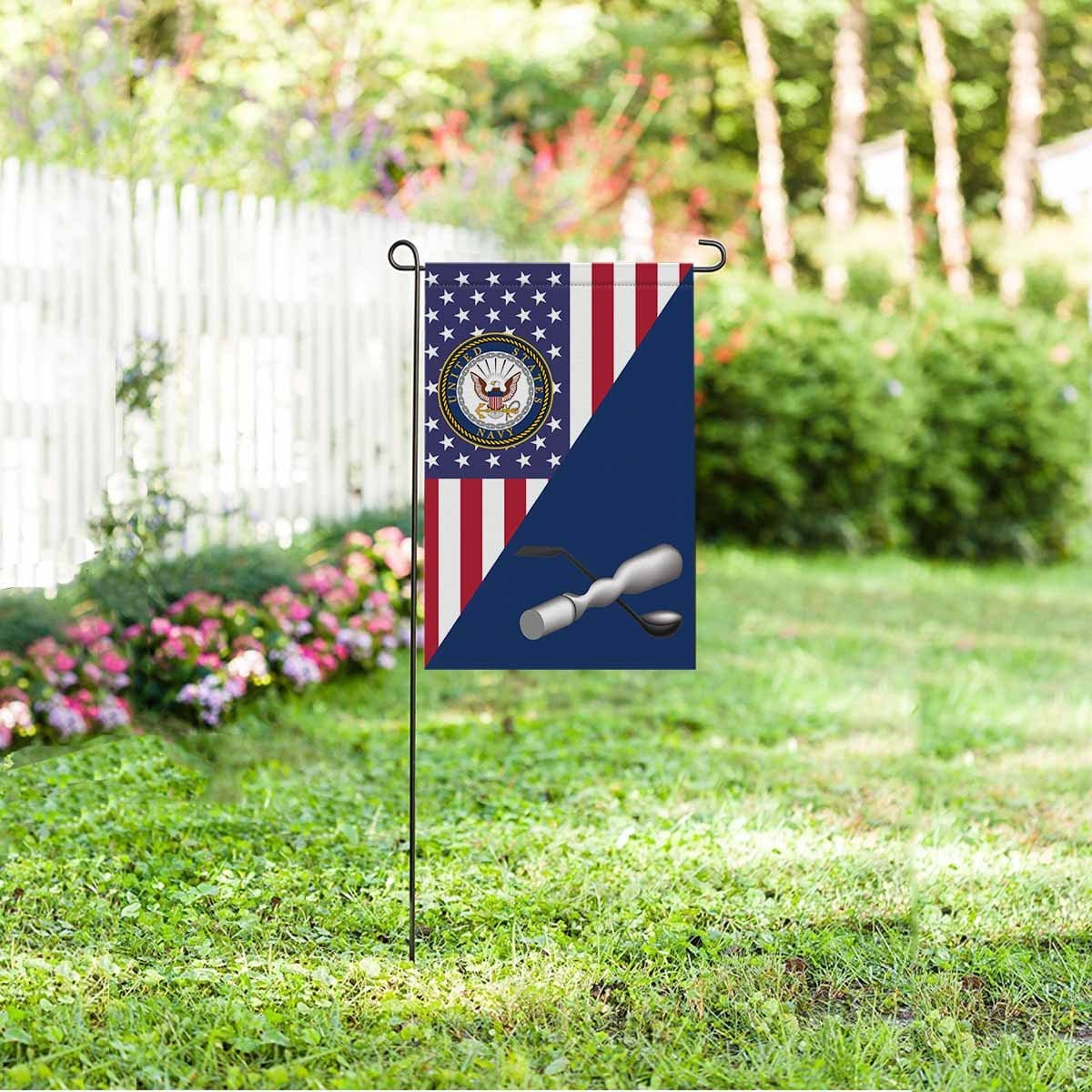 US Navy Molder Navy ML Garden Flag/Yard Flag 12 inches x 18 inches Twin-Side Printing-GDFlag-Navy-Rate-Veterans Nation