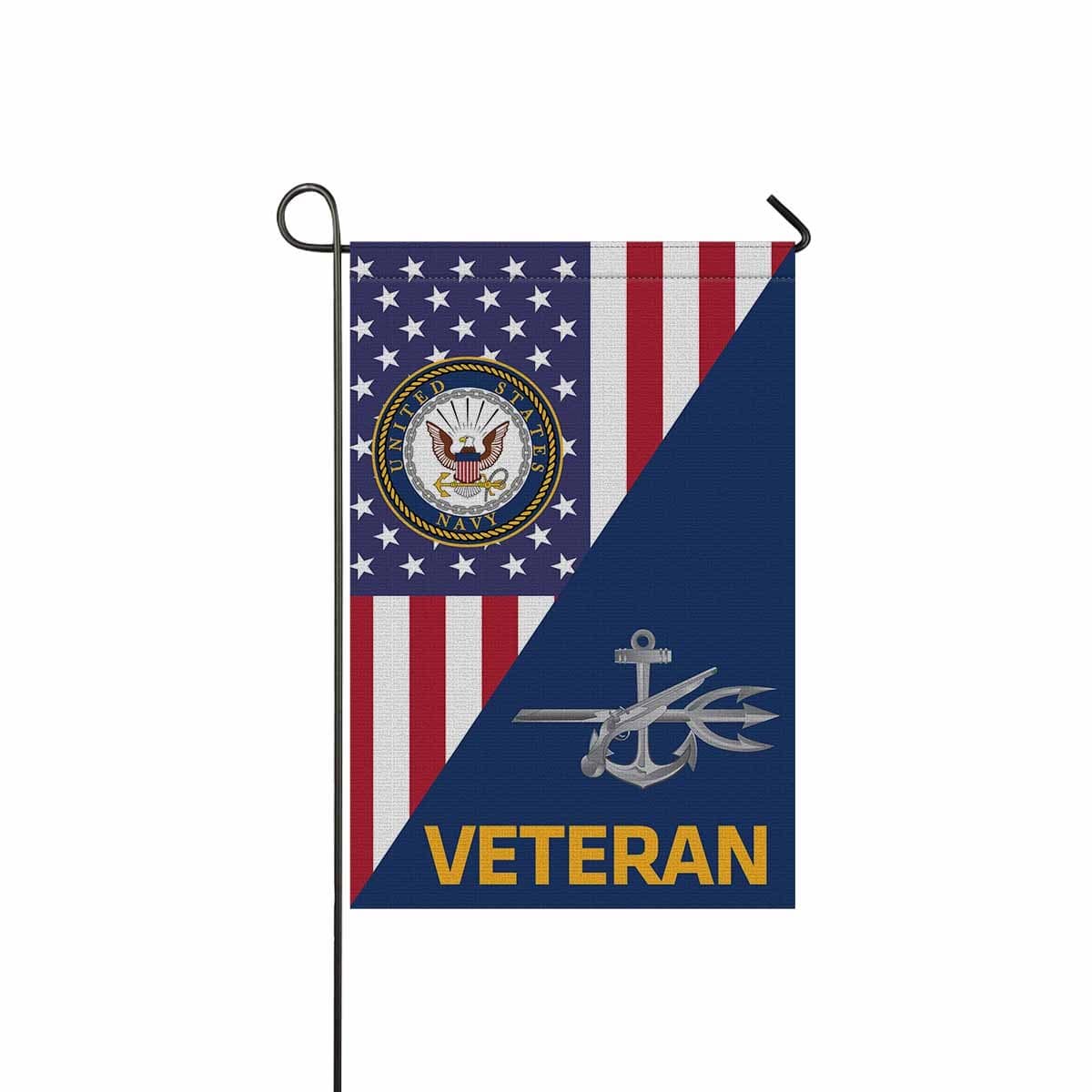 Navy Special Warfare Operator Navy SO Veteran Garden Flag/Yard Flag 12 inches x 18 inches Twin-Side Printing-GDFlag-Navy-Rate-Veterans Nation