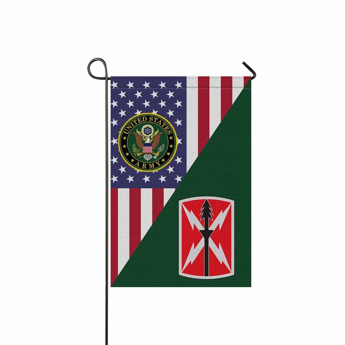 US ARMY 516 SIGNAL BRIGADE Garden Flag/Yard Flag 12 inches x 18 inches Twin-Side Printing-GDFlag-Army-CSIB-Veterans Nation