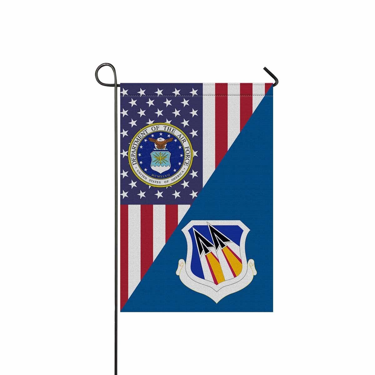 US Air Force 73d Air Division Garden Flag/Yard Flag 12 inches x 18 inches Twin-Side Printing-GDFlag-USAF-AirDivision-Veterans Nation