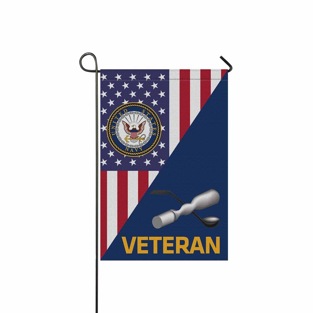 Navy Molder Navy ML Veteran Garden Flag/Yard Flag 12 inches x 18 inches Twin-Side Printing-GDFlag-Navy-Rate-Veterans Nation