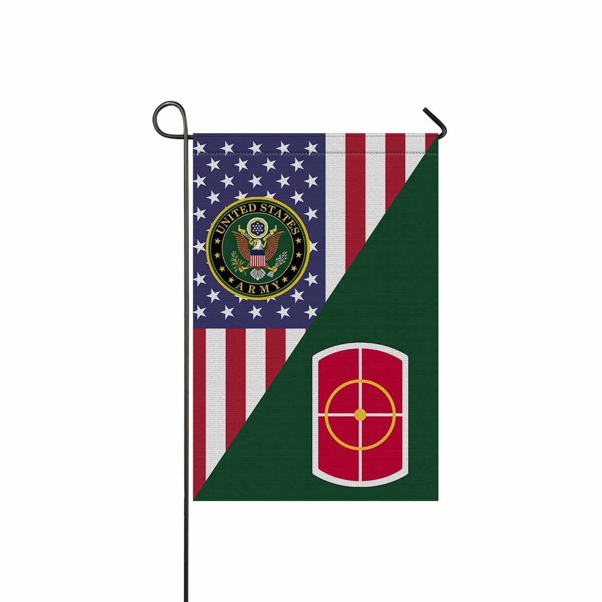 US ARMY 420TH ENGINEER BRIGADE Garden Flag/Yard Flag 12 inches x 18 inches Twin-Side Printing-GDFlag-Army-CSIB-Veterans Nation