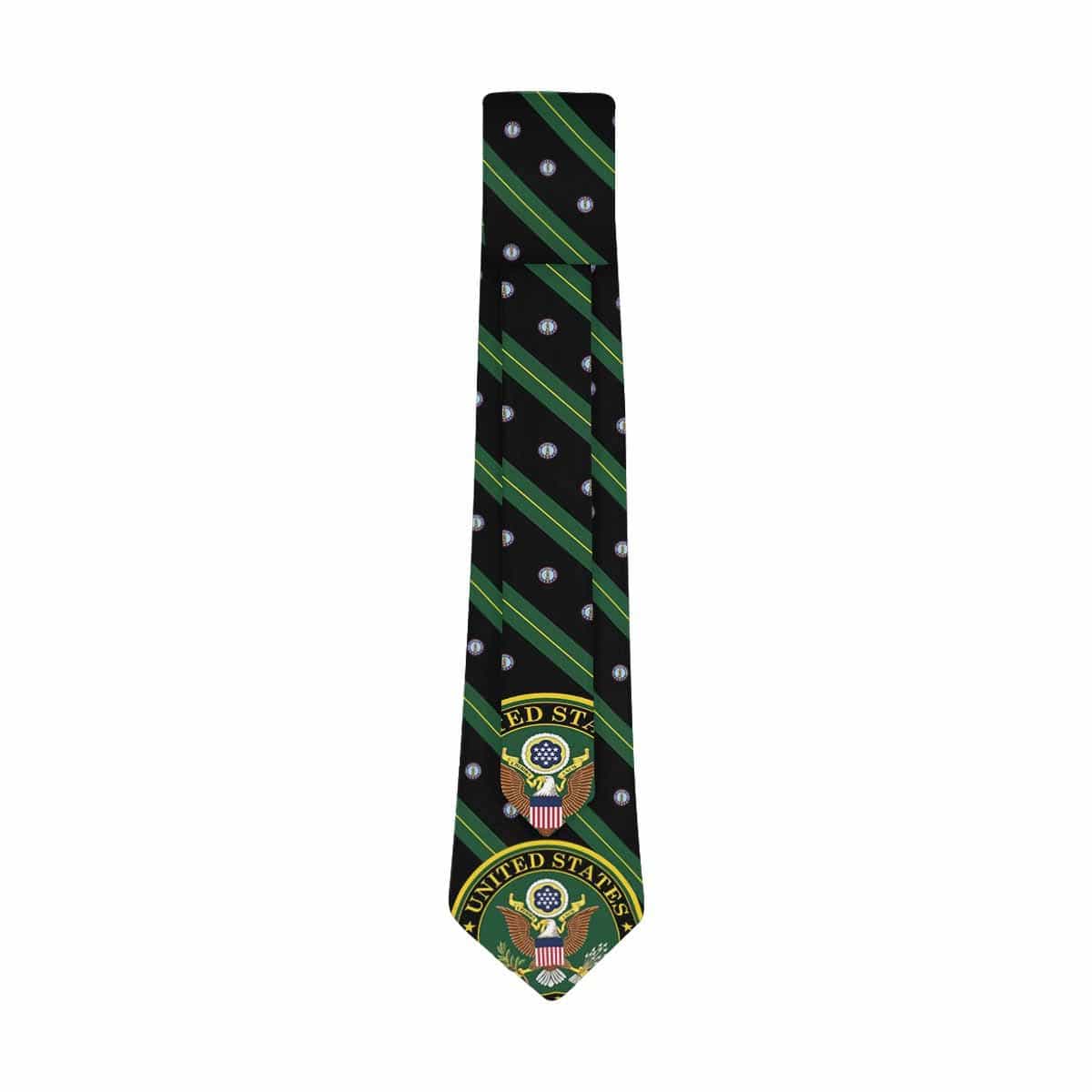 US Army National Guard Classic Necktie (Two Sides)-Necktie-Army-Branch-Veterans Nation