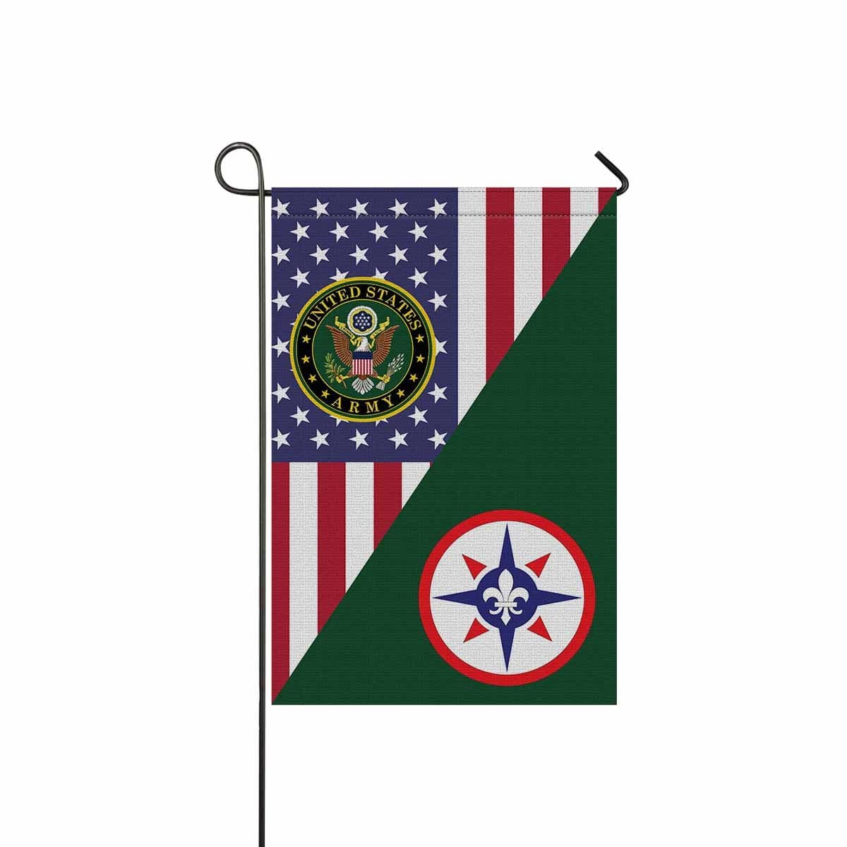 US ARMY 316TH SUSTAINMENT COMMAND Garden Flag/Yard Flag 12 inches x 18 inches Twin-Side Printing-GDFlag-Army-CSIB-Veterans Nation