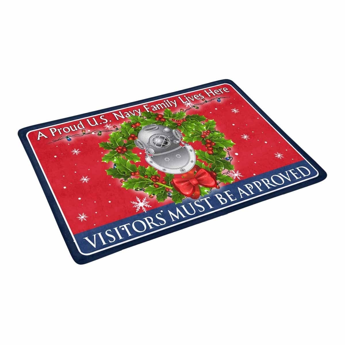 US Navy Diver Navy ND - Visitors must be approved-Doormat-Navy-Rate-Veterans Nation