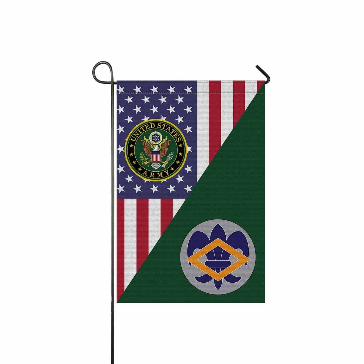 US ARMY 336TH FINANCE CENTER Garden Flag/Yard Flag 12 inches x 18 inches Twin-Side Printing-GDFlag-Army-CSIB-Veterans Nation