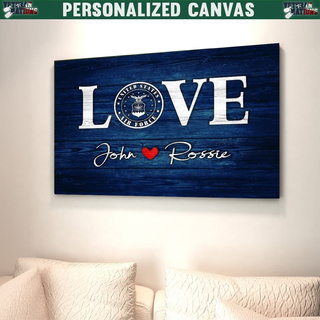 Personalized Canvas - Love Valentine Gift-Canvas-Personalized-Valentine-Veterans Nation