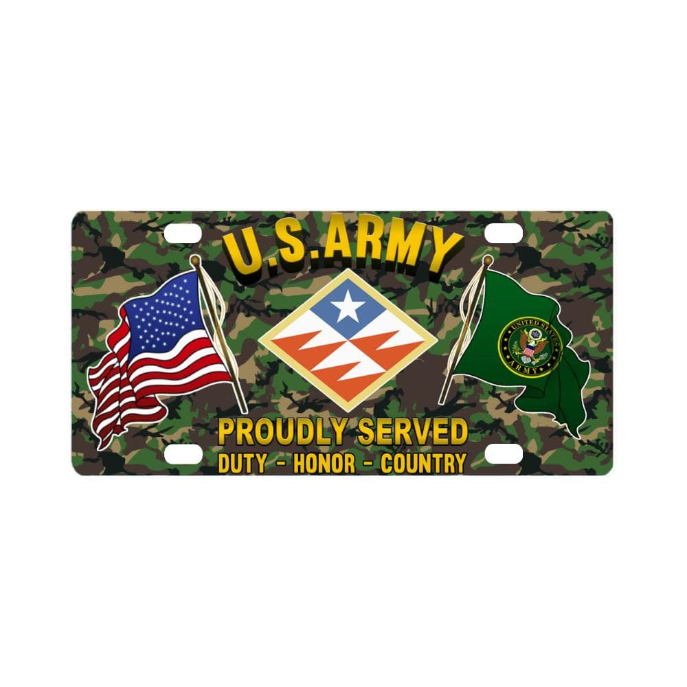 US ARMY 261 SIGNAL BRIGADE - Classic License Plate-LicensePlate-Army-CSIB-Veterans Nation