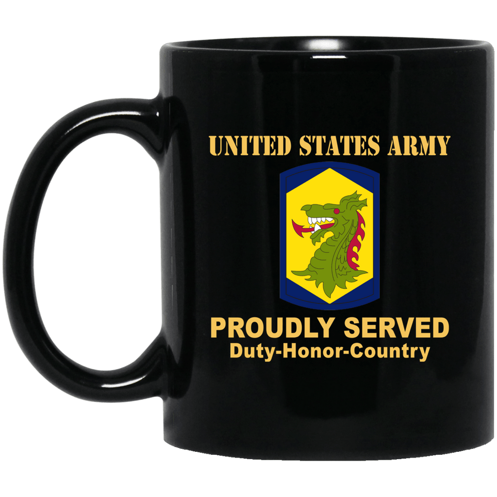 US ARMY 404 MANEUVER ENHANCEMENT BRIGADE- 11 oz - 15 oz Black Mug-Mug-Army-CSIB-Veterans Nation